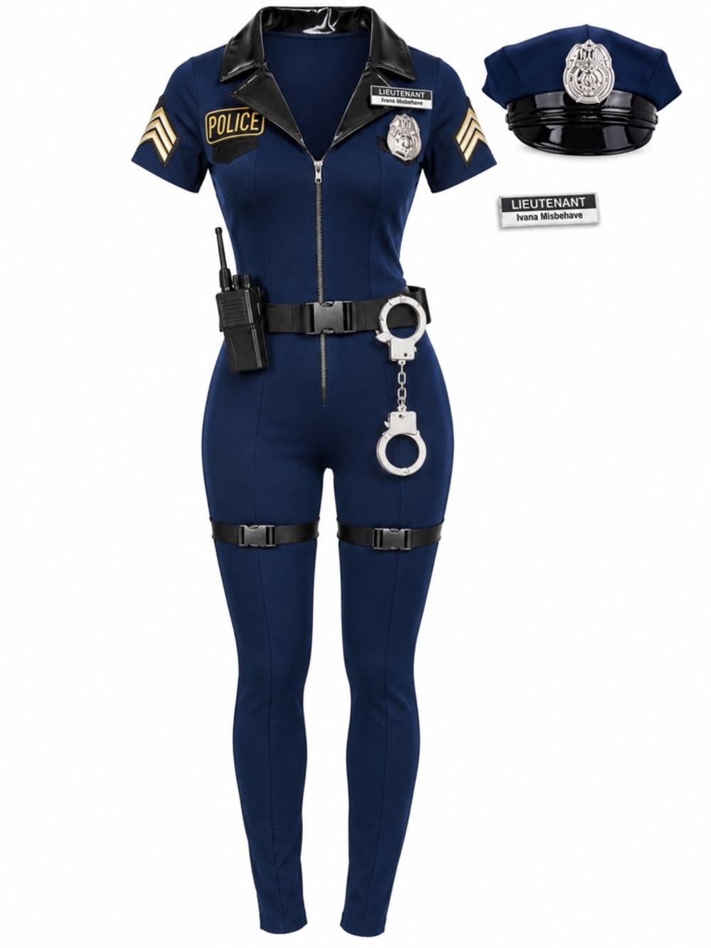 New - Dreamgirl Lieutenant Ivana Misbehave Police Costume | Size Medium